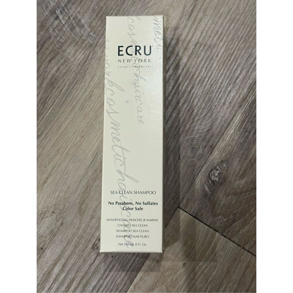 Ecru NEW IN BOX 2 (TWO) Sea Clean Shampoos full size (8 oz) no sulfates no parab - Picture 3 of 8